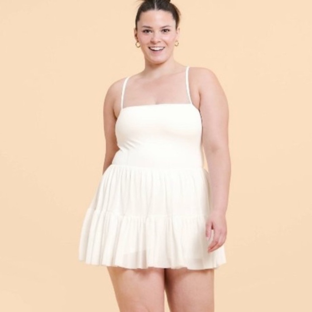 NWT Blogilates ballerina dress CREAM XL